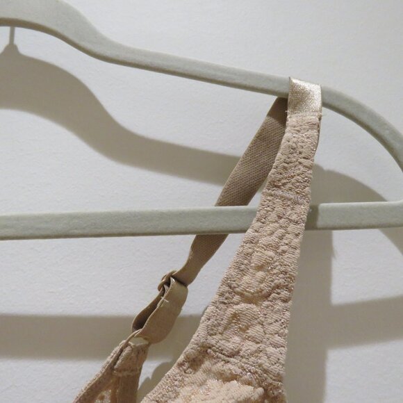 WACOAL Halo Lace Full Coverage Bra in Toast Nude Floral - Size 36D - Picture 5 of 13